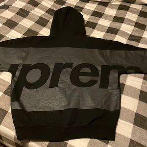Supreme Big Logo Hooded Sweatshirt ‘Black’
